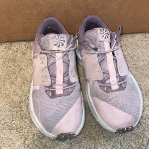 Nike size 1 used purple shoes great condition